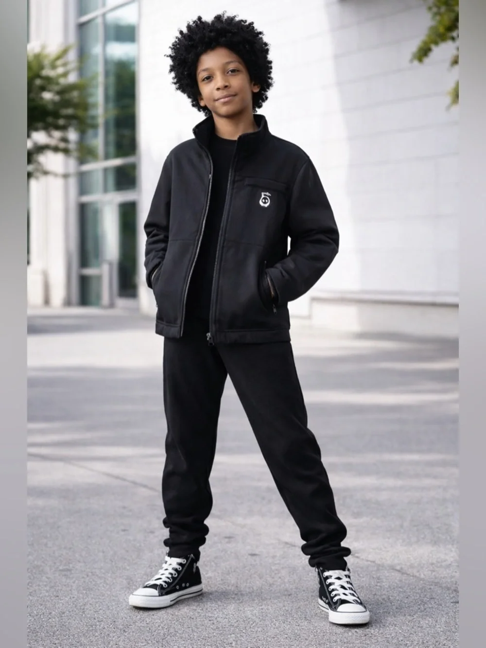 ZARA Kids Black Alastair McKimm Limited Edition Jacket NWT Size 8